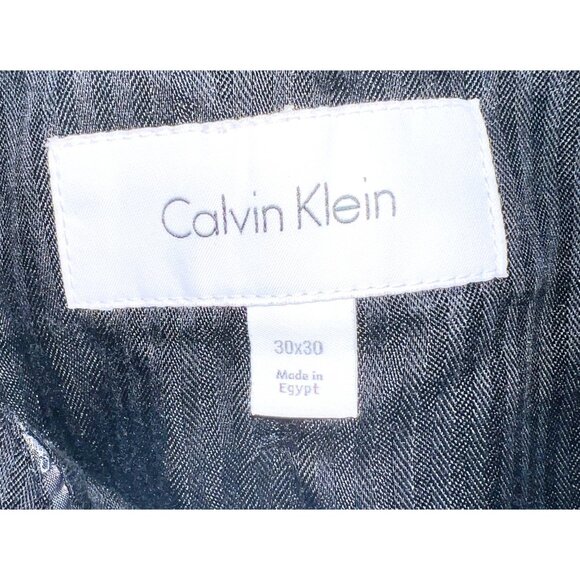 Calvin Klein Mens Slim Fit Non Iron Infant nite Cool Blue Chino Pants 30X30 - Picture 3 of 3